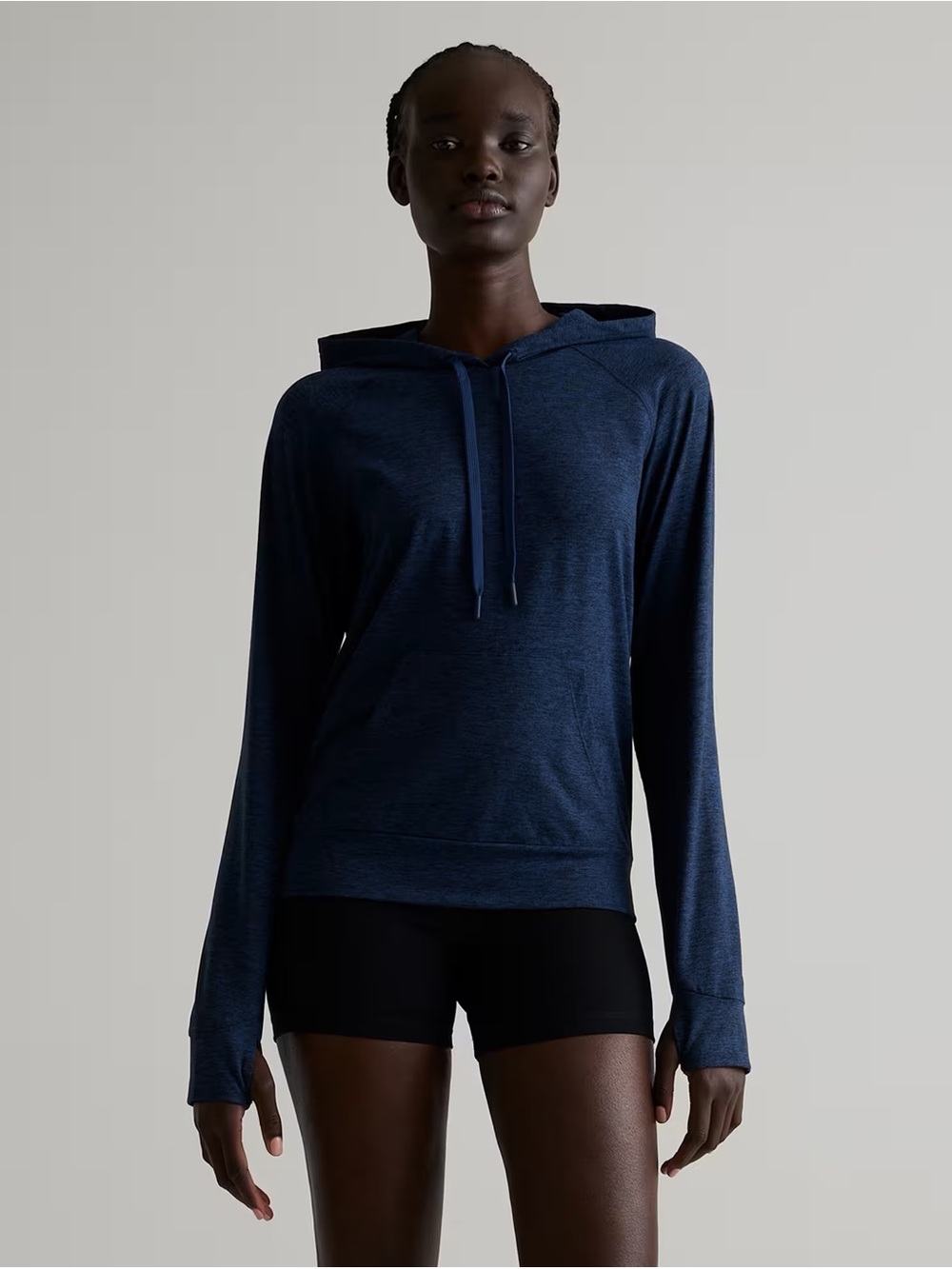 Quince Flowknit Pullover Hoodie - Size M